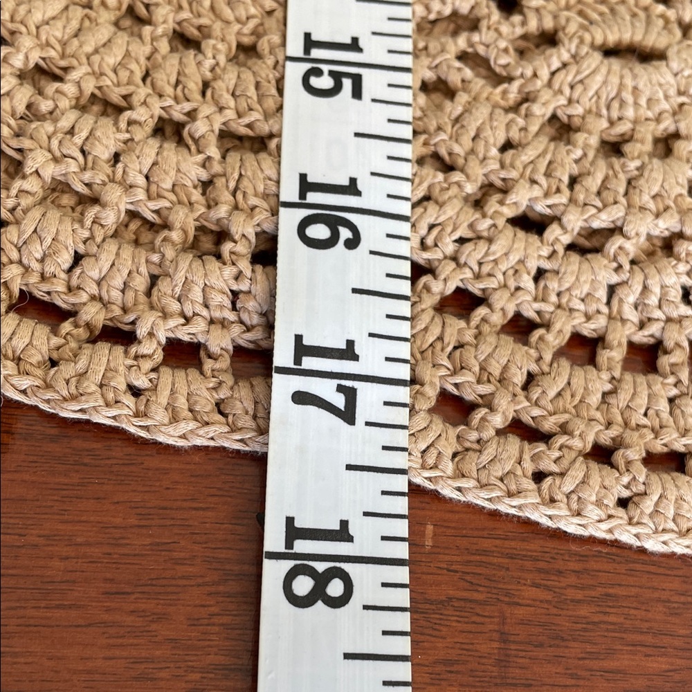 Jones New York Tan Crochet Cardigan - Picture 3 of 7